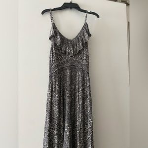 Express Ruffle High Low Maxi Dress